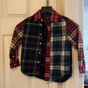 Ralph Lauren Kids Colorful Plaid Button-Down Shirt 4T